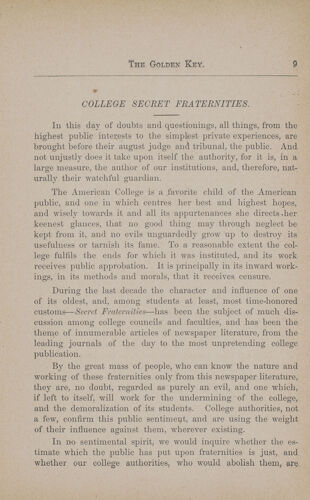 College Secret Fraternities (image)