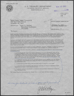 william derkin to kappa kappa gamma fraternity letter, december 4, 1945 (image)