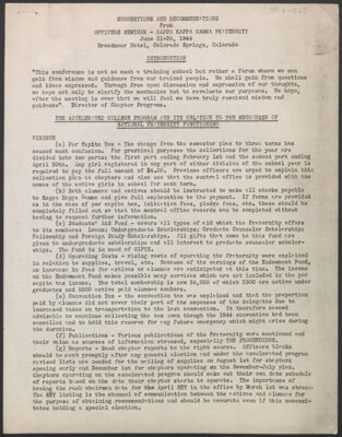suggestions and recommendations from officers seminar, june 21-26, 1944 (image)