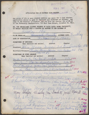 mrs. m.s. hauser to clara pierce letter, january 30, 1961 (image)