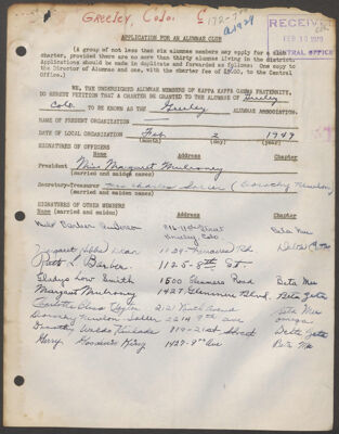 kay luce to charlotte copeland memorandum, march 19, 1965 (image)