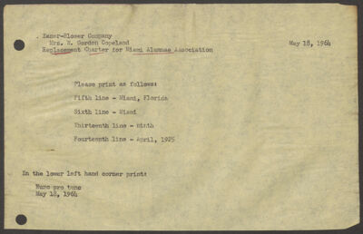 charlotte copeland to zaner-bloser company memorandum, may 18, 1964 (image)