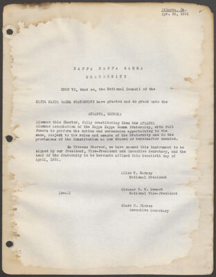 nancy dodgson to kay pennell letter, may 23, 1972 (image)