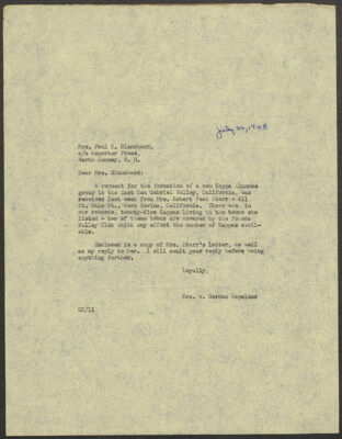 marilyn kennedy to lyn madding letter, october 22, 1975 (image)