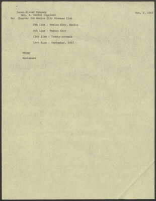 mexico city mexico area reference committee change application, march 3, 1975 (image)