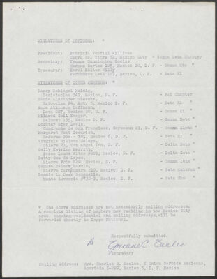 mexico city mexico area reference committee change application, march 3, 1975 (image)