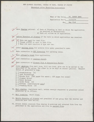 mary latham to fraternity headquarters letter, november 6, 1974 (image)