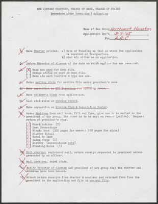 northwest houston area reference committee application, march 7, 1975 (image)
