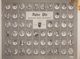 Beta Beta Chapter Composite Photograph, 1969-1970