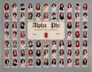 Beta Beta Chapter Composite Photograph, 1979-1980