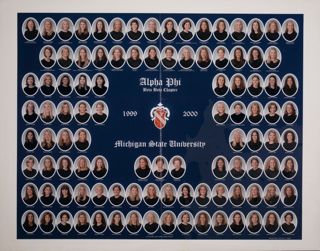 Beta Beta Chapter Composite Photograph, 1999-2000
