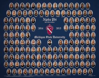 Beta Beta Chapter Composite Photograph, 2014-2015