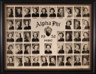 Beta Beta Chapter Composite Photograph, 1952