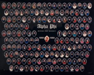 Beta Beta Chapter Composite Photograph, 1988-1989
