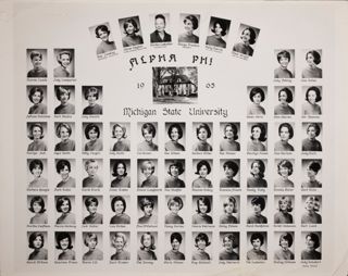 Beta Beta Chapter Composite Photograph, 1965