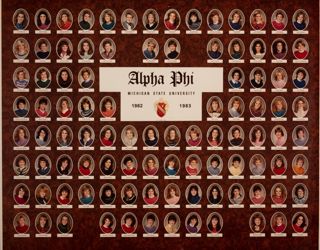 Beta Beta Chapter Composite Photograph, 1982-1983