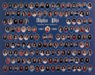 Beta Beta Chapter Composite Photograph, 1987-1988