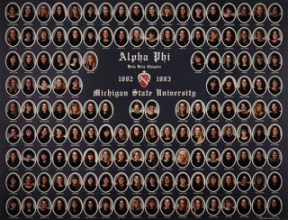 Beta Beta Chapter Composite Photograph, 1992-1993