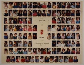 Beta Epsilon Chapter Composite Photograph, 1984-1985