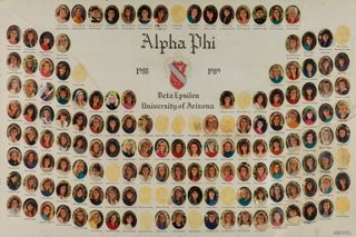 Beta Epsilon Chapter Composite Photograph, 1988-1989