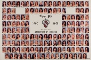 Beta Epsilon Chapter Composite Photograph, 1990-1991