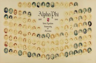 Beta Epsilon Chapter Composite Photograph 2, 1985-1986