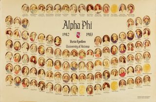 Beta Epsilon Chapter Composite Photograph, 1982-1983