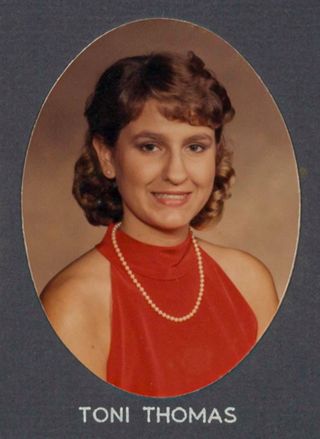 Beta Epsilon Chapter Composite Detail, Toni Thomas, 1986-1987