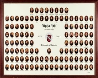 Beta Gamma Chapter Composite Photograph, 2002-2003