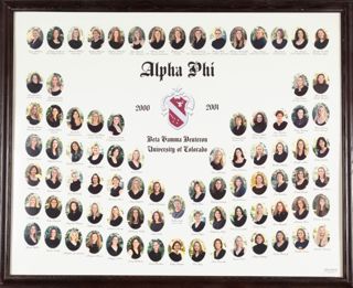 Beta Gamma Chapter Composite Photograph, 2000-2001