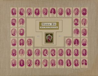 Beta Omega Chapter Composite Photograph, 1971-1972