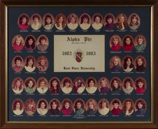 Beta Omega Chapter Composite Photograph, 1982-1983