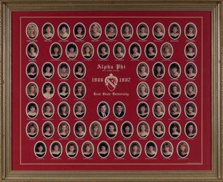 Beta Omega Chapter Composite Photograph, 1986-1987