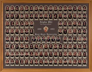 Beta Omega Chapter Composite Photograph, 1991-1992