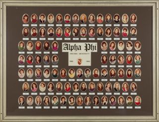 Beta Tau Chapter Composite Photograph, 1982-1983
