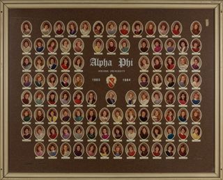 Beta Tau Chapter Composite Photograph, 1983-1984