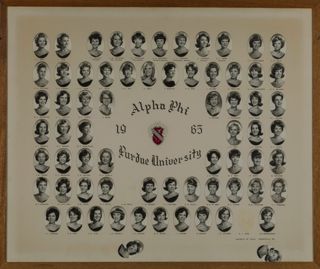 Delta Mu Chapter Composite Photograph, 1965