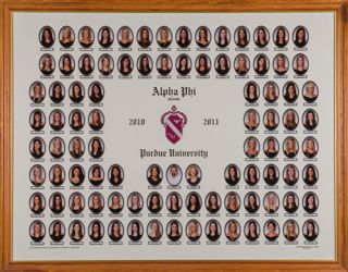 Delta Mu Chapter Composite Photograph, 2010-2011