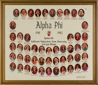 Epsilon Chi Chapter Composite Photograph, 1981-1982