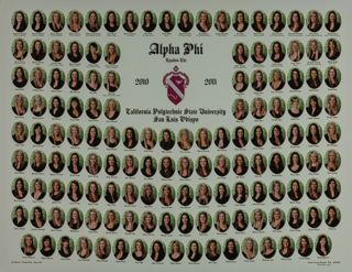 Epsilon Chi Chapter Composite Photograph, 2010-2011