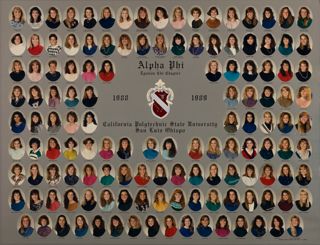 Epsilon Chi Chapter Composite Photograph, 1988-1989