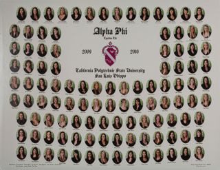 Epsilon Chi Chapter Composite Photograph, 2009-2010