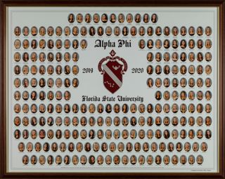 Gamma Phi Chapter Composite Photograph, 2019-2020