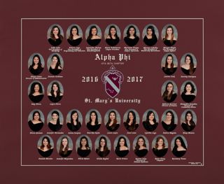 Iota Beta Chapter Composite Photograph, 2016-2017