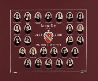 Iota Beta Chapter Composite Photograph, 2005-2006