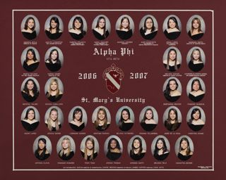 Iota Beta Chapter Composite Photograph, 2006-2007