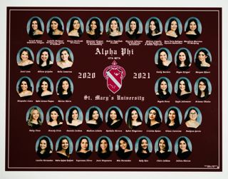 Iota Beta Chapter Composite Photograph, 2020-2021