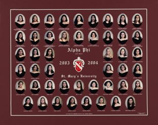 Iota Beta Chapter Composite Photograph, 2003-2004