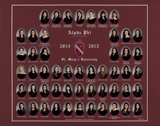 Iota Beta Chapter Composite Photograph, 2014-2015