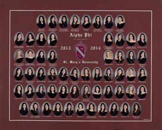 Iota Beta Chapter Composite Photograph, 2013-2014
